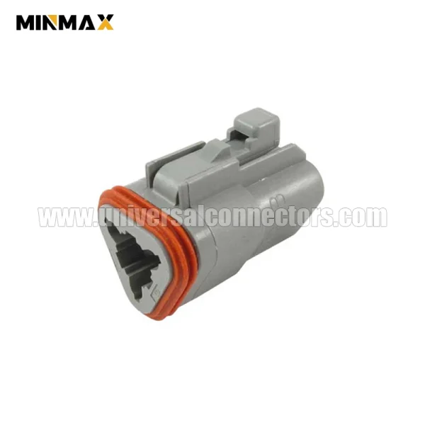 dt06 3s c015 female 3 pins gray automotive electrical connector for marine electronics