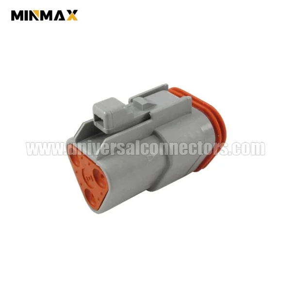 dt06 3s c015 female 3 pins gray automotive electrical connector for marine electronics