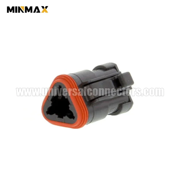 dt06 3s ce05 female 3 ways sealed off highway vehicle connector