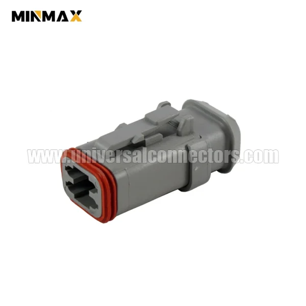 dt06 4s ce04 female 4 pins long cap waterproof electrical plug sensor dt connector