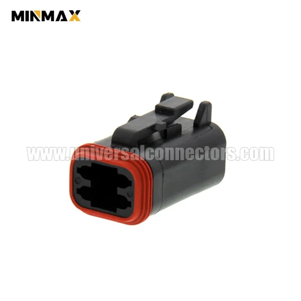 dt06 4s ce06 female 4 pinsblack e seal waterproof automotive nippon denso dt connector