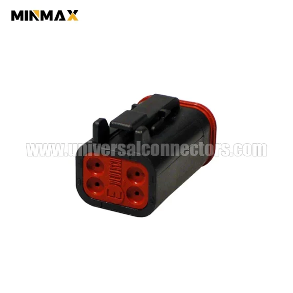dt06 4s ce06 female 4 pinsblack e seal waterproof automotive nippon denso dt connector