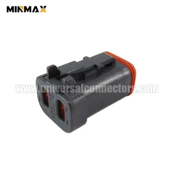 dt06 4s ep06 female 4 pins in line free hanging black throttle sensor dt connector
