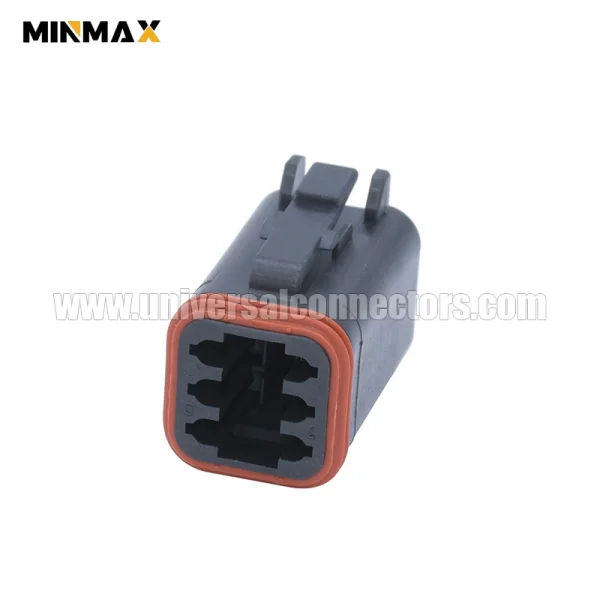 dt06 6s e004 at06 6s blk female 6 pins waterproof gray dt connector cable wire new energy vehicles