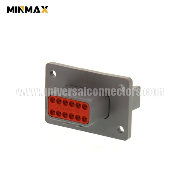 dtm04 12pa l012 male 12 pins sealable gray panel mount armored vehicles dtm connector