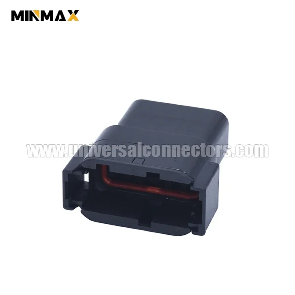 dtm04 12pb male 12 pins black, wire & cable plug senior dtm housings connector