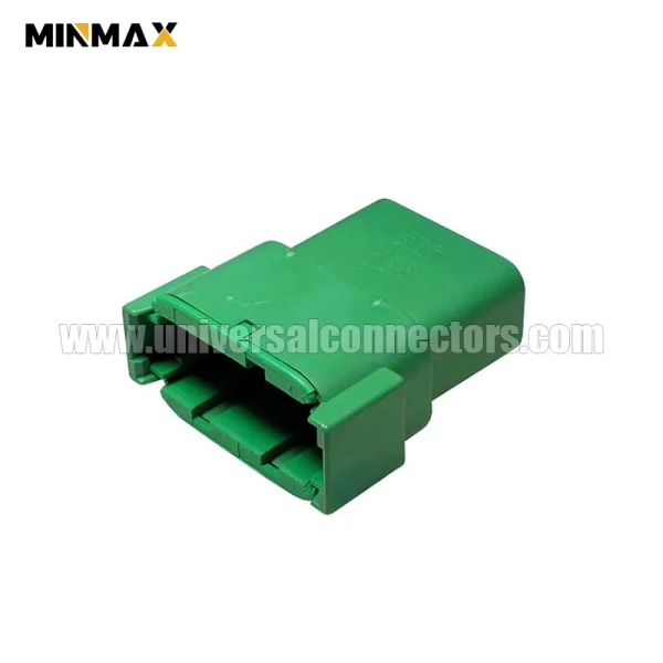 dtm04 12pc male 12 pins green dtm replacement waterproof