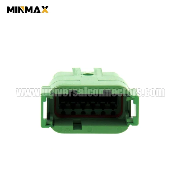 dtm04 12pc male 12 pins green dtm replacement waterproof