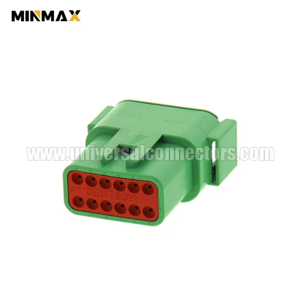 dtm04 12pc male 12 pins green dtm replacement waterproof
