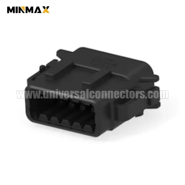 dtm06 12sa ee04 female 12 pins black automobile connector with pin terminal