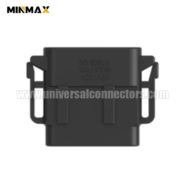 dtm06 12sa ee04 female 12 pins black automobile connector with pin terminal
