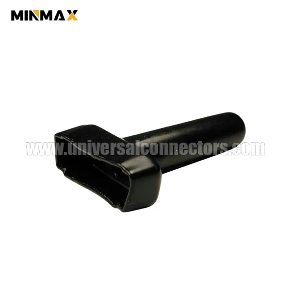 dtm12s bt bk unsealable black deutsch dtm protective silicone rubber boot