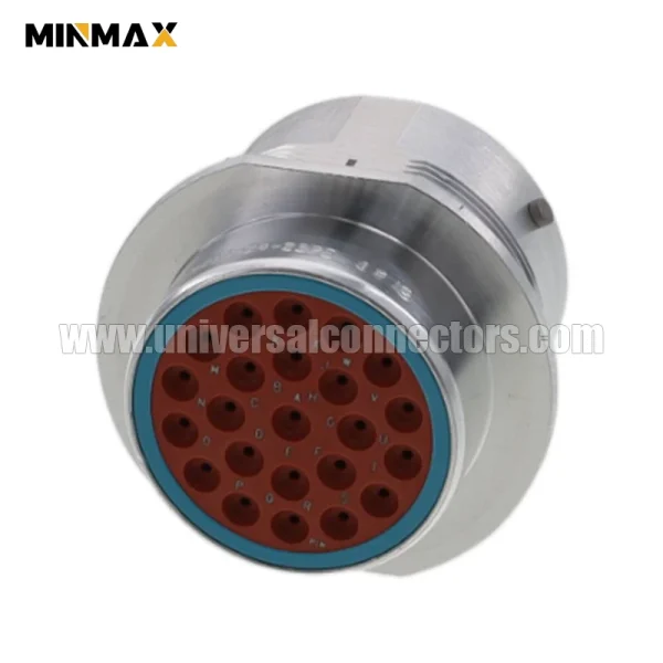 hd34 24 23pe male 23 pin waterproof sealed gray connector for automobile