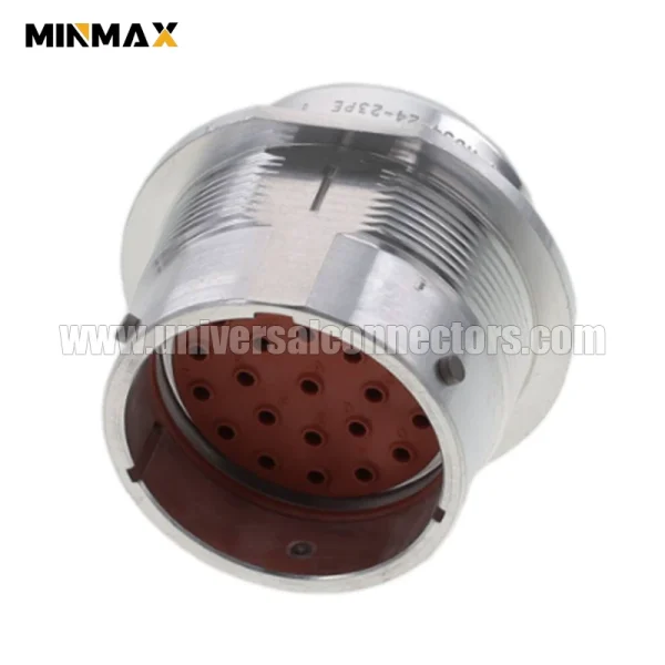 hd34 24 23pe male 23 pin waterproof sealed gray connector for automobile