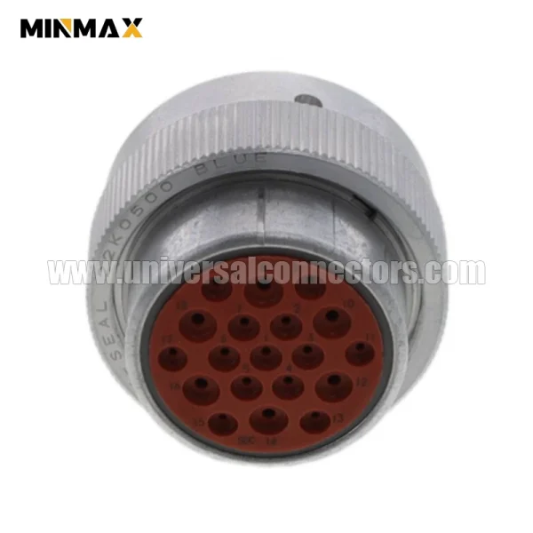 hd36 24 19se female 19 pin car electrical gray waterproof connector for temperature sensor connector