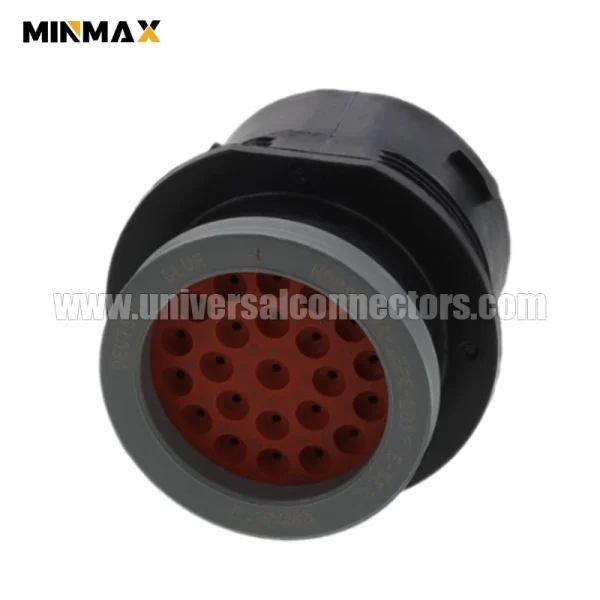 hdp24 24 23pe l017 male 23 pin auto black waterproof plug for automotive