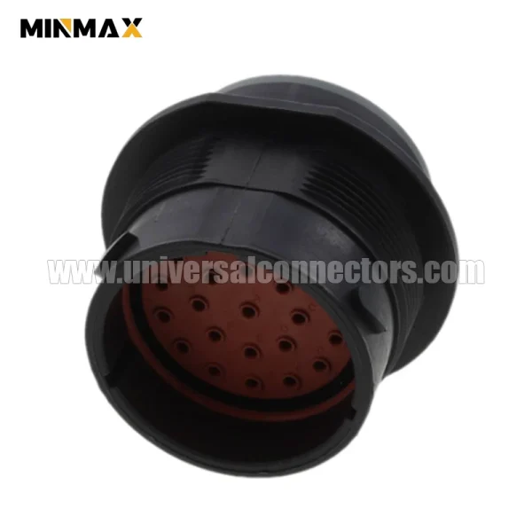 hdp24 24 21pe l017 male 21 pin deutsch dt waterproof black connector for temperature sensor connector