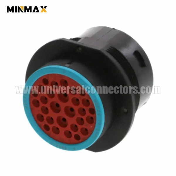 hdp24 24 29pe male 29 pin waterproof black connector for auto