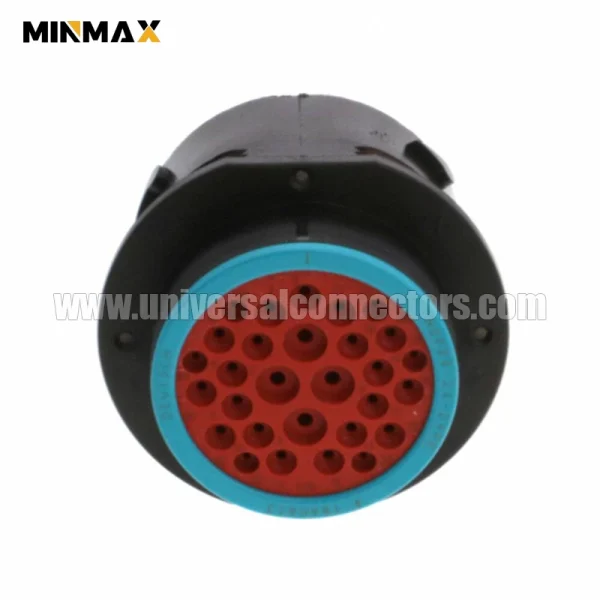 hdp24 24 29pe male 29 pin waterproof black connector for auto