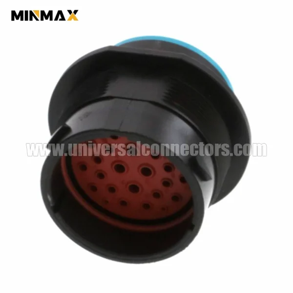 hdp24 24 29pe male 29 pin waterproof black connector for auto