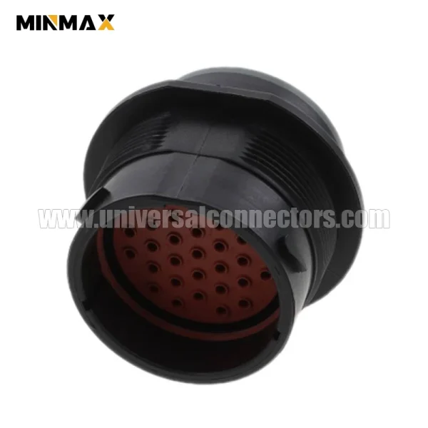 hdp24 24 31pe male 31 pin electrical waterproof black connector for mining vehicle
