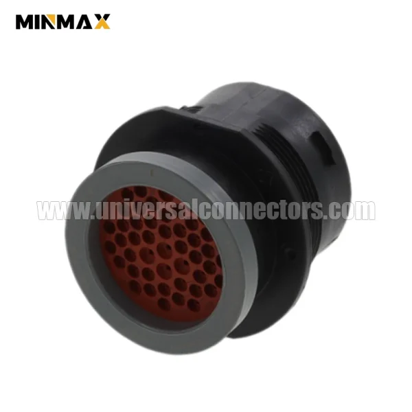 hdp24 24 47pe l017 male 47 pim electrical waterproof black connector for automobile