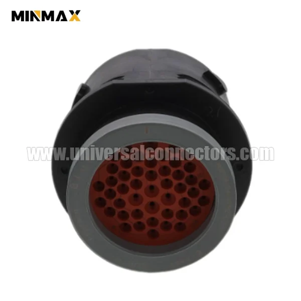 hdp24 24 47pe l017 male 47 pim electrical waterproof black connector for automobile