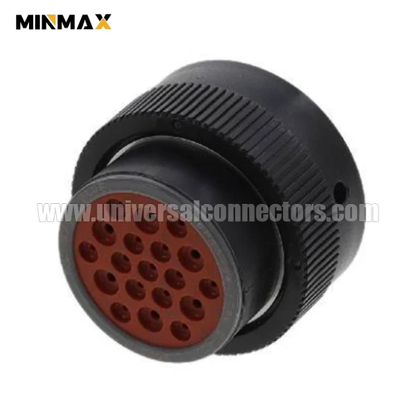 hdp26 24 19se female 19 pin sealed waterproof black connector for mass air flow sensor connector
