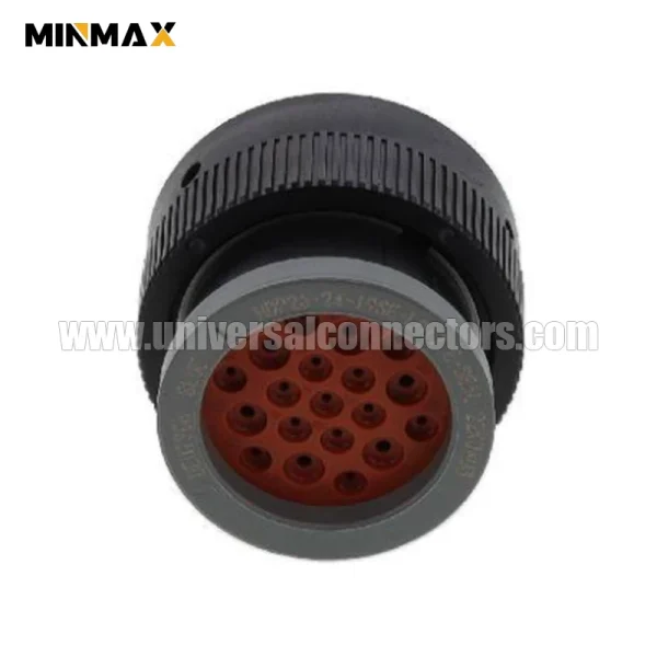 hdp26 24 19se l017 female 19 pin deutsch dt waterproof black connector for oxygen sensor connector