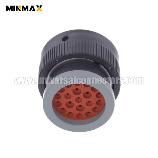hdp26 24 21se l017 female 21 pin housing waterproof black connector for automobile