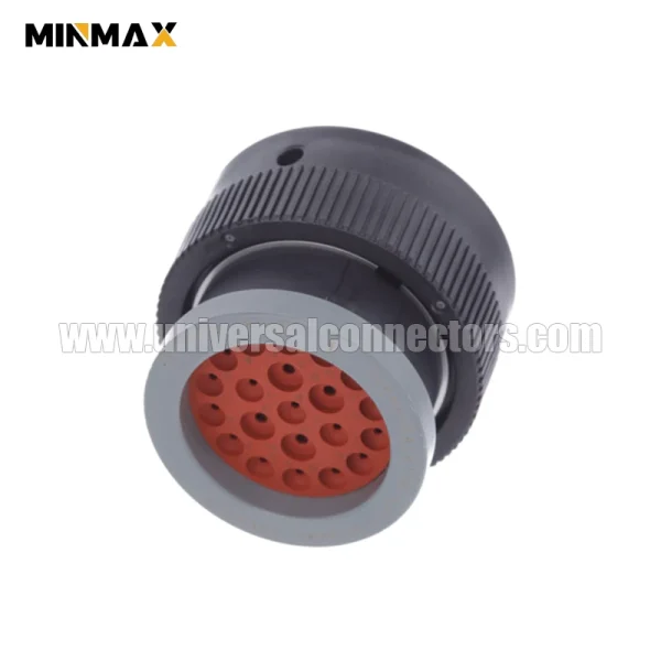 hdp26 24 21se l017 female 21 pin housing waterproof black connector for automobile