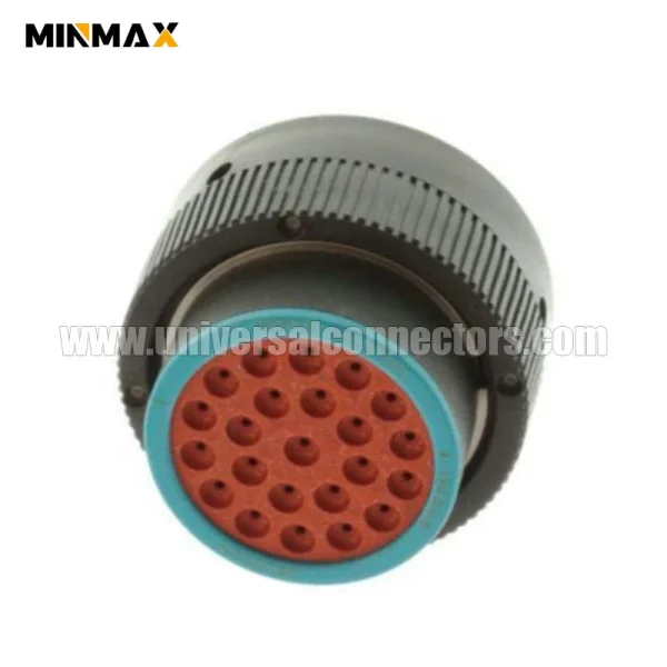 hdp26 24 23se female 23 pin sealed waterproof black connector for new energy vehicles