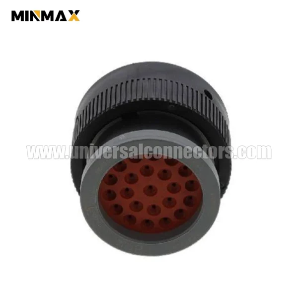 hdp26 24 23se l017 female 23 pin deutsch dt waterproof black connector for mining vehicle