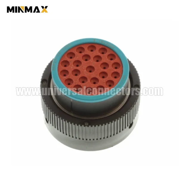 hdp26 24 23se female 23 pin sealed waterproof black connector for new energy vehicles