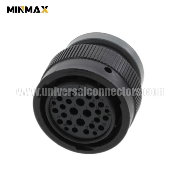 hdp26 24 29se l017 female 29 pin waterproof black sealed connector for nevs