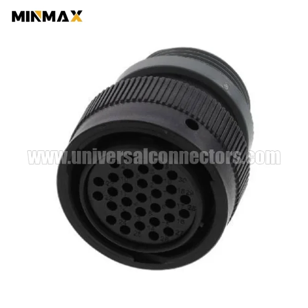 hdp26 24 31se l015 female 31 pin sealed waterproof black connector for new energy vehicles