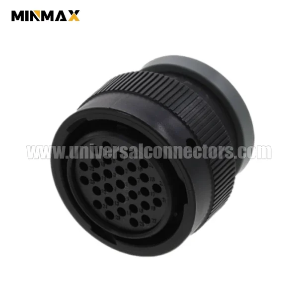 hdp26 24 31se l017 female 31 pin waterproof black electrical connector for automotive