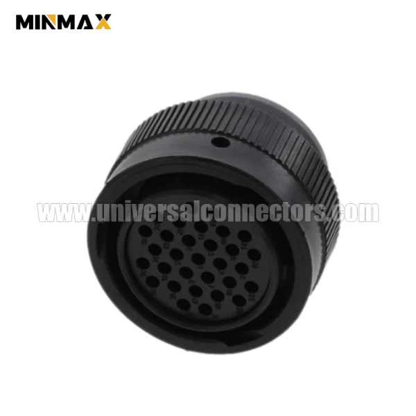 hdp26 24 31se female 31 pin automotive waterproof black connector for off highway vehicle