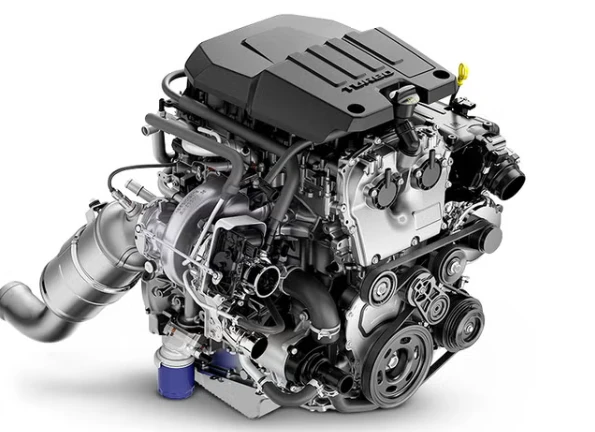 on the engine