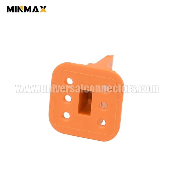 w6s female 6 pins orange deutsch dt clip