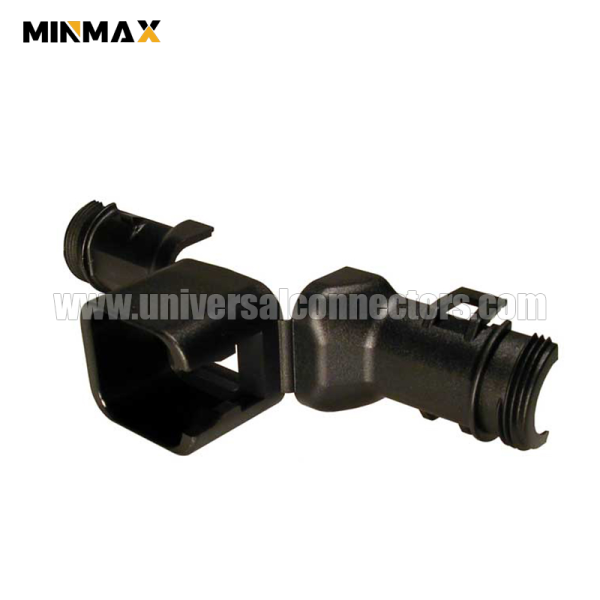 1011 239 0605 backshellfor dt connector 6 pin 180° fits dt06 6s