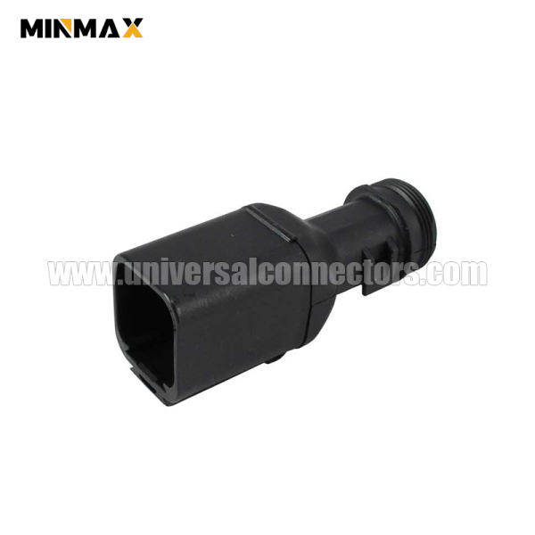 1011 269 0605 backshell for dt connector 6 pin 180° strain relief for jacketed cable, fits dt04 6p