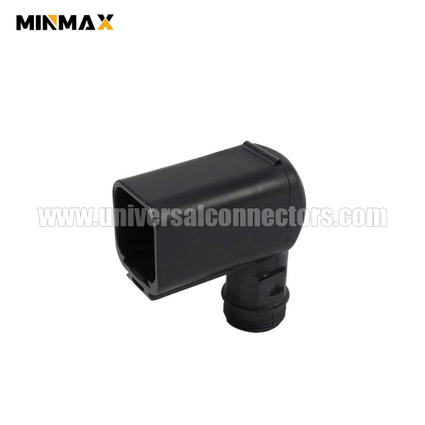 1011 270 0605 backshell for dt connector 6 pin strain relief for jacketed cable, fits dt04 6p