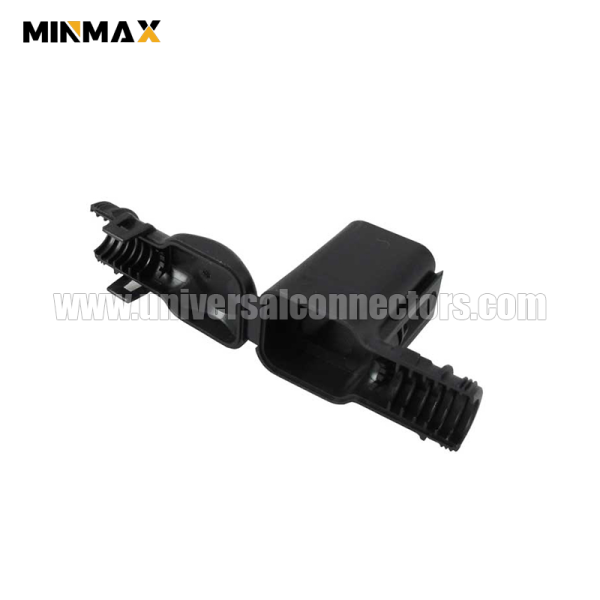 1011 270 0605 backshell for dt connector 6 pin strain relief for jacketed cable, fits dt04 6p