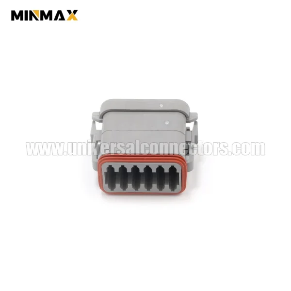 dt06 12sa e003 at06 12sa ec01 female 12 pins in line free hanging black grain harvester dt connector