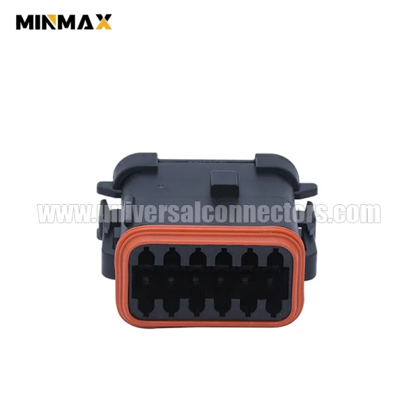 dt06 12sb ce05 female 12 pins receptacle waterproof rail traffic dt connector