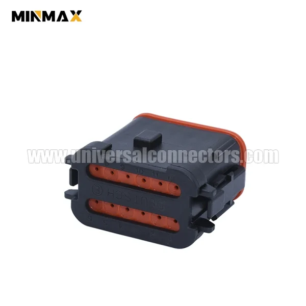 dt06 12sb ce05 female 12 pins receptacle waterproof rail traffic dt connector