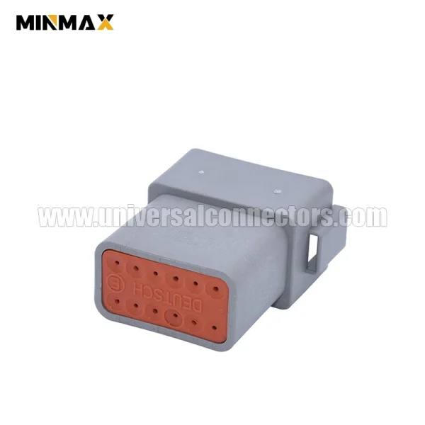 dt04 12pa c015 male 12 pins receptacle housings in line forklift dt connector