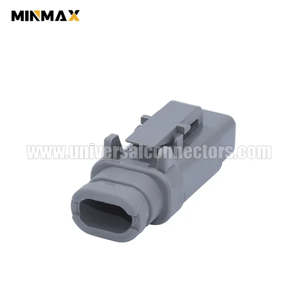 dtm06 2s e007 female 2 pins sealable gray wire & cable, power dtm for sensors and actuators