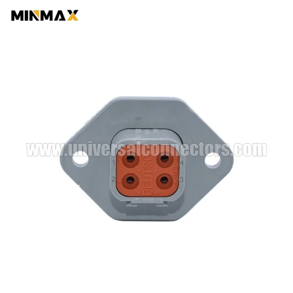 dtp04 4p l012 male 4 pins waterproof mining vehicle connector dtp connetcor